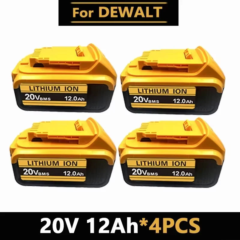 20V 12.0Ah MAX Li-Ion Power Tool Battery Replacement