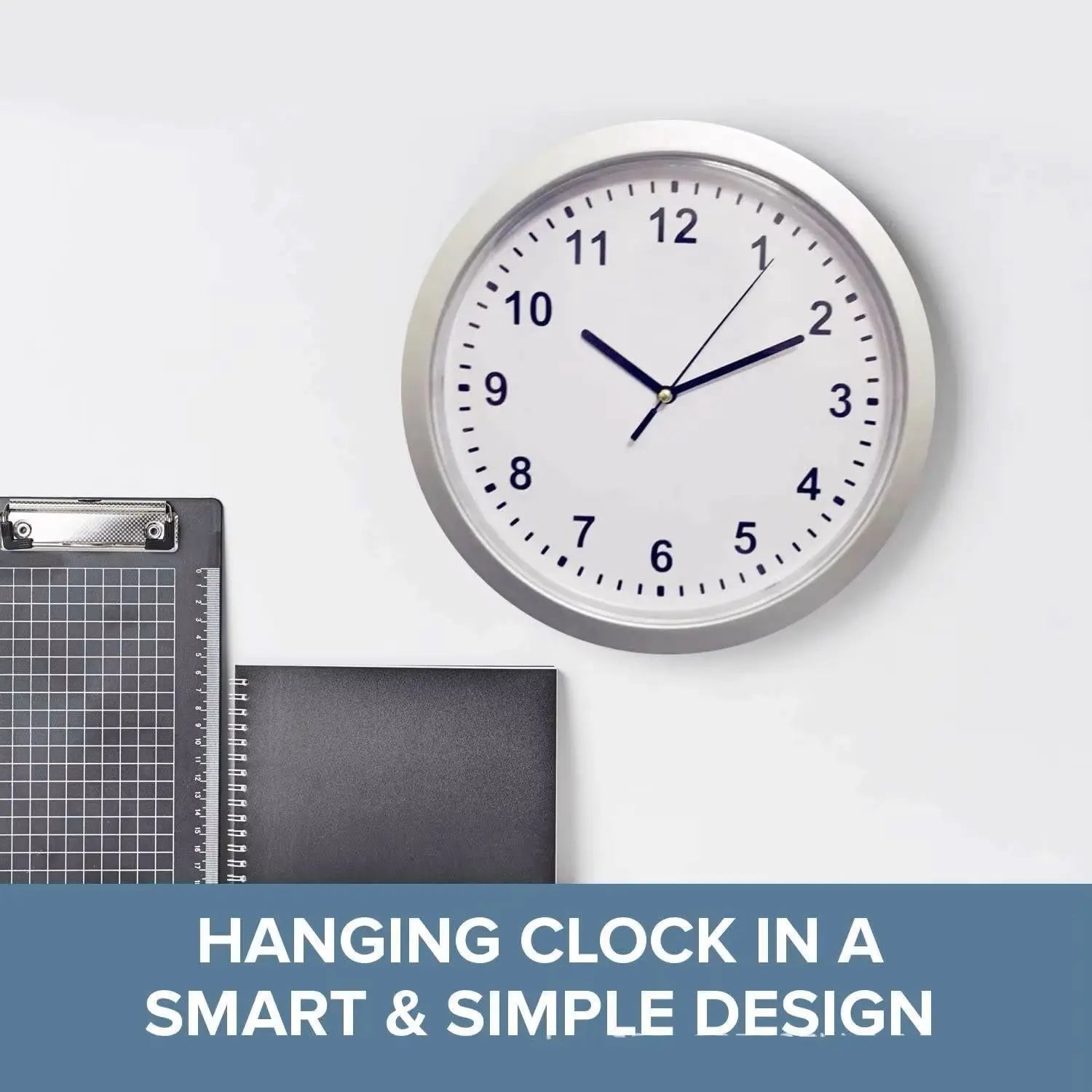 Horloge murale cachée avec coffre-fort et rangement secret pour argent liquide et objets de valeur