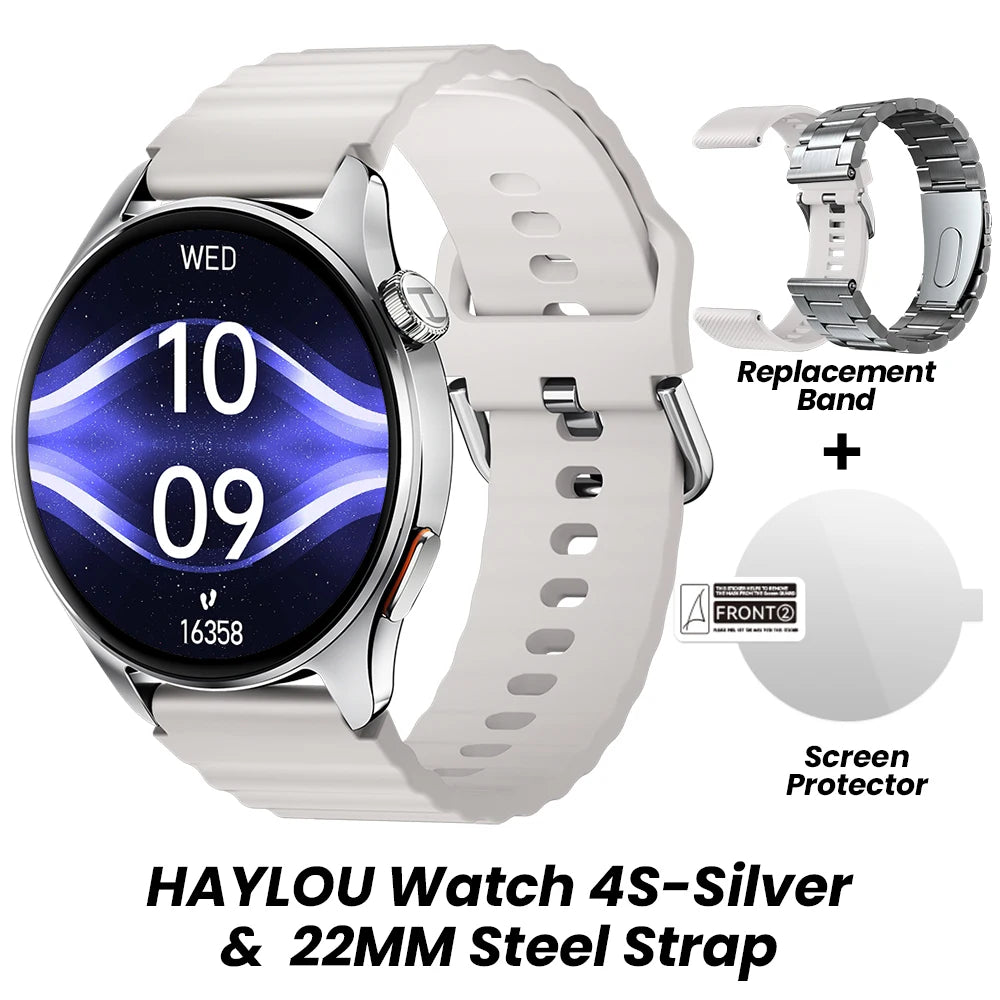 HAYLOU Watch 4S ceas GPS cu afișaj AMOLED de 1,43 inch