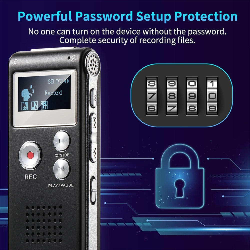 Cheap and user-friendly digital recorder, supporting up to 1536kbps. Mini recorder upgraded to MP3 and USB, with playback functi 