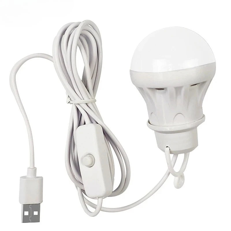 Bec LED suspendat USB 5 V