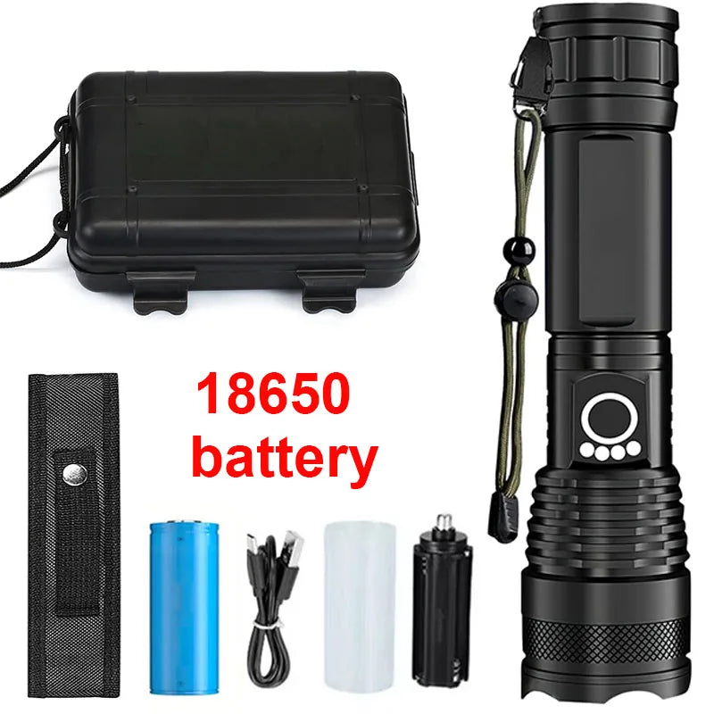 A10 Type-C Rechargeable Zoom Flashlight