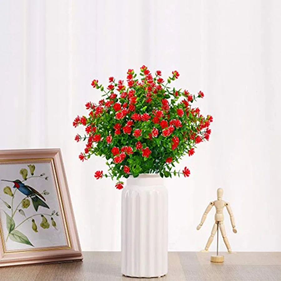 UV-bestendige kunstmatige buxusbloemen – 2 bundels buitendecoratie