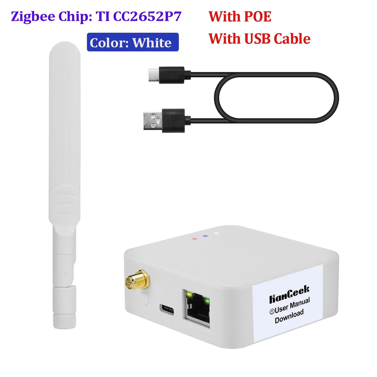 HMG-01 Plus Zigbee Coordinator - PoE Options