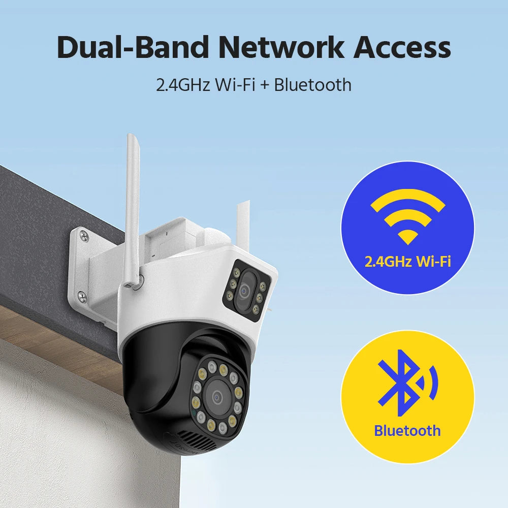 ANNKE 6MP Dual-Lens Outdoor WiFi PT Security Camera