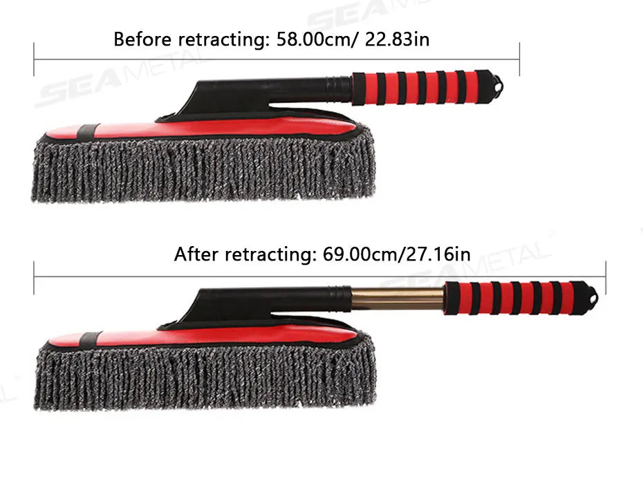 Superimukyvä auto-moppi teleskooppisella kahvalla