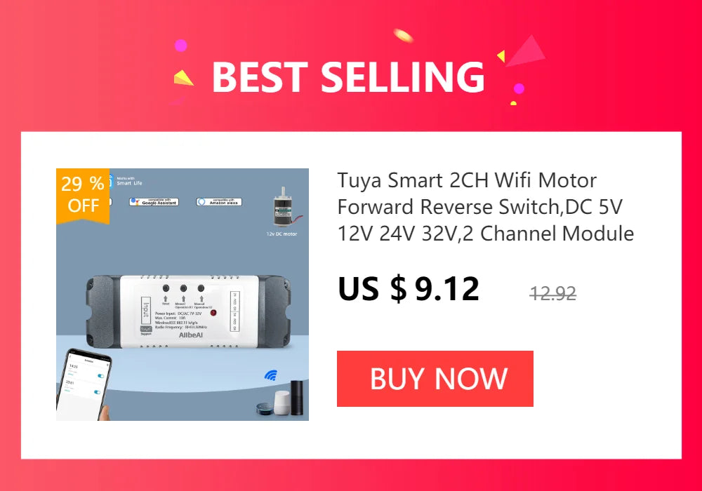 4CH Wifi Smart Home Motor Controller,DC 12V 24V 32V 220V RF433 Remote,4 Channel Relay Switch for Alice Alexa,Tuya Smart Life