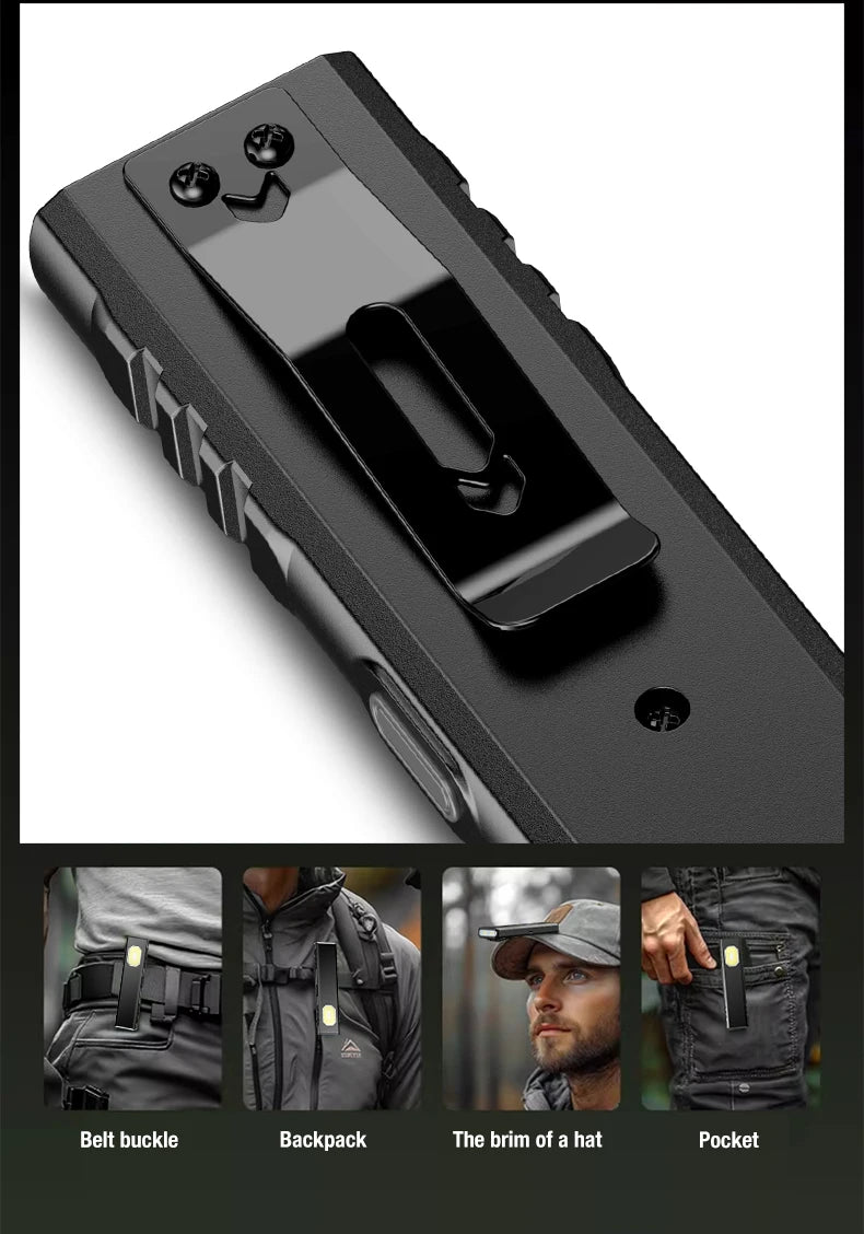 Mini Clip-On Work and Warning Light