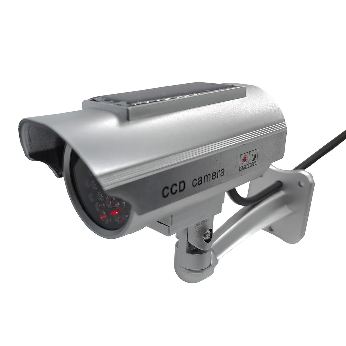 Solar Dummy Security Camera with Flashing LED