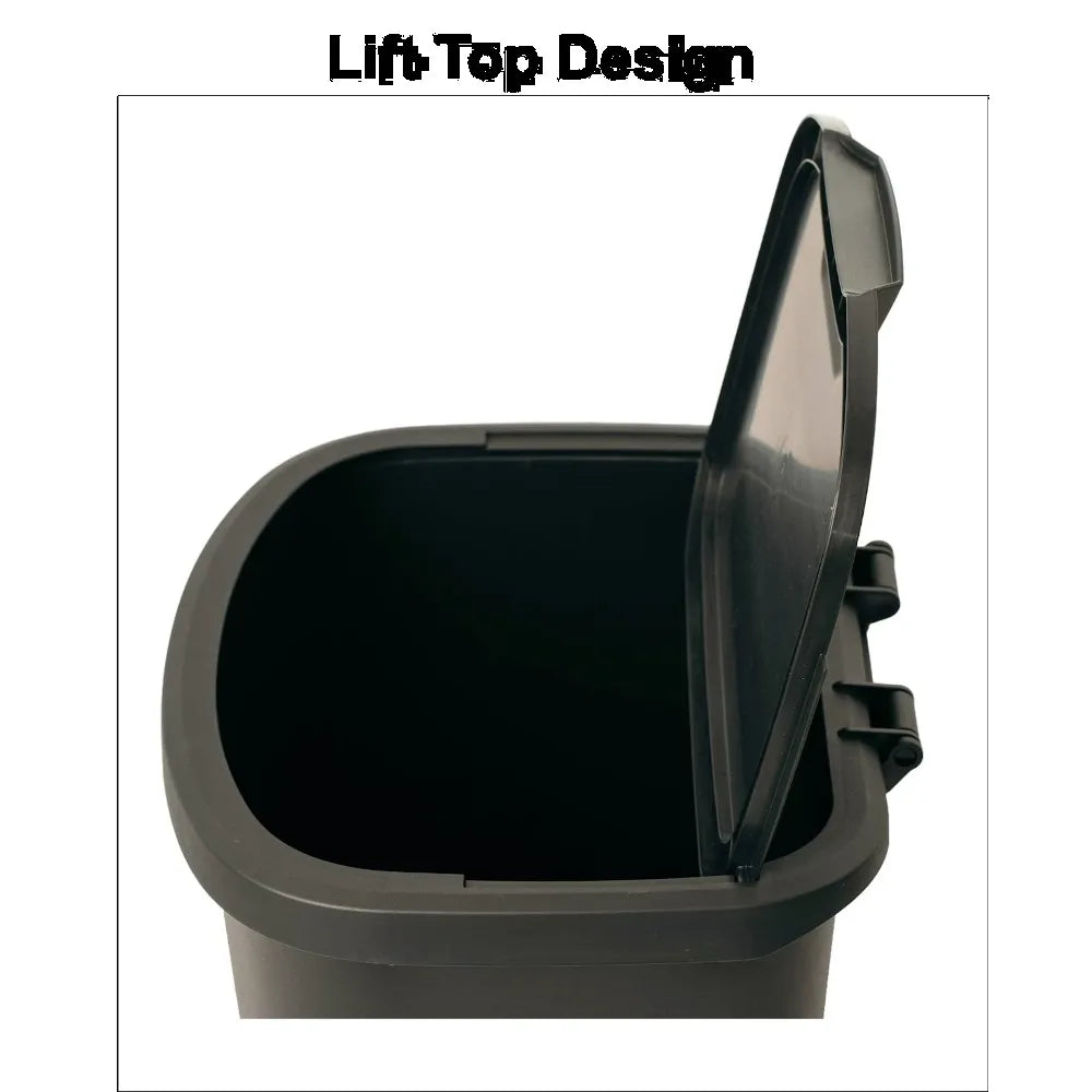 11 Gallon Kitchen Trash Can with Lift-Top Lid