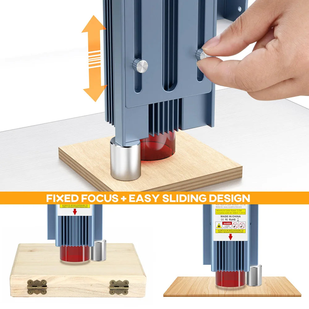 Incisore laser SCULPFUN S9 con punto ultra-fine da 0,06 mm