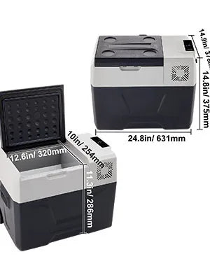 Portable 12V Car Refrigerator Freezer with Fast Cooling -20℃ to 50℉