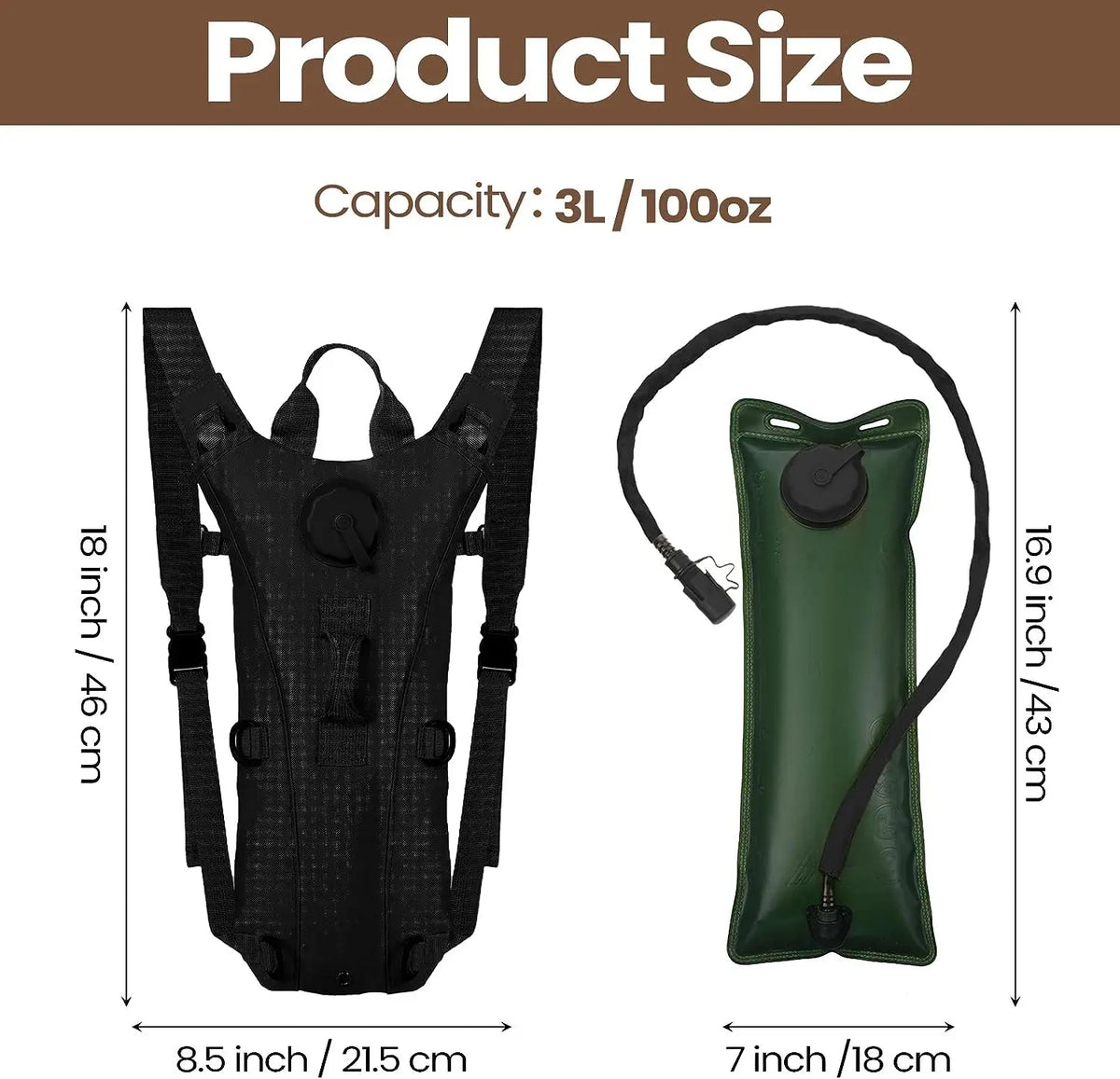 3 L Outdoor Water-Carrying Pack