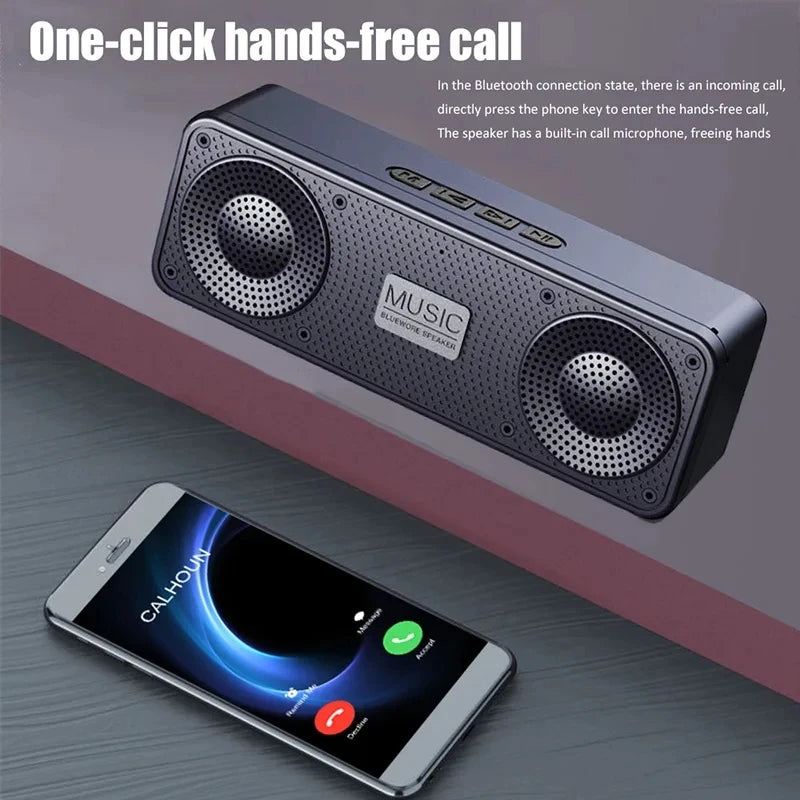 Mini Bluetooth Speaker with AUX and USB Charging