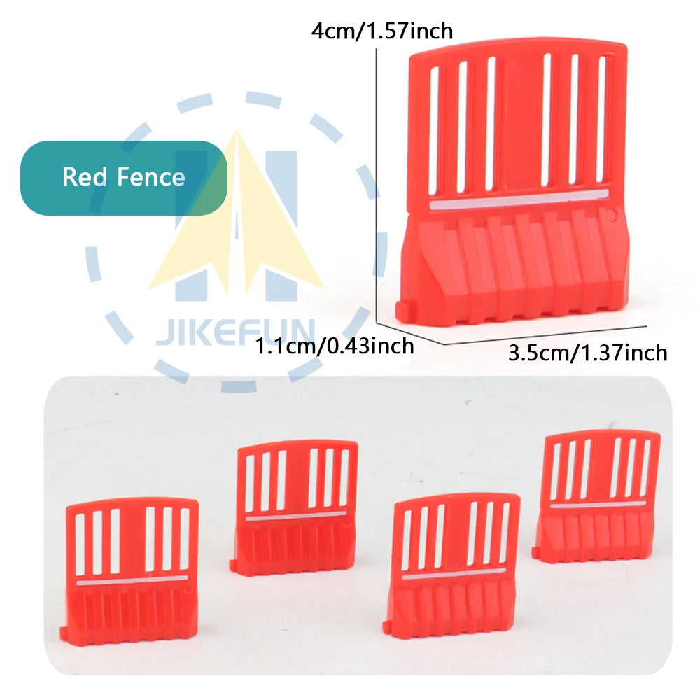 Mini RC Track Barriers & Traffic Props, Multiple Pack Sizes