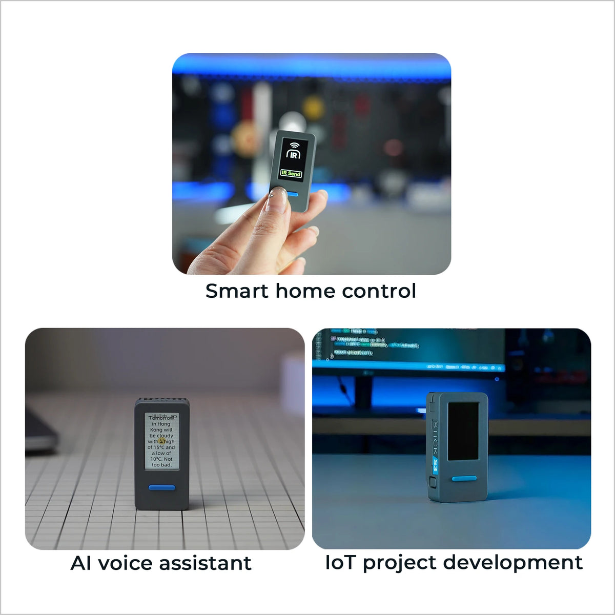 M5Stack Official M5StickS3 ESP32S3 Mini IoT-utvecklingskit