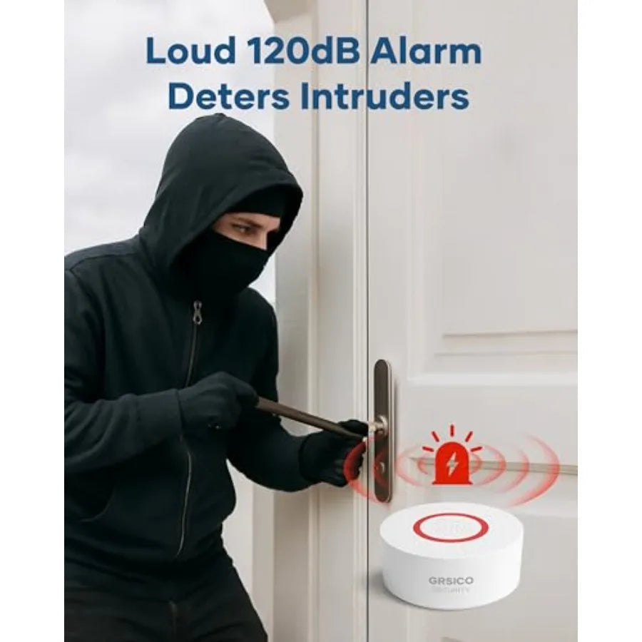 WiFi Wireless Home Security System 9-Piece DIY Kit