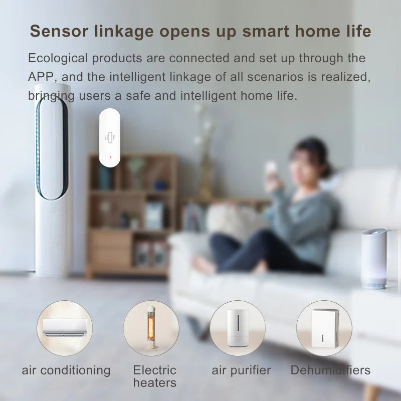 Tuya WiFi Vibration Sensor with App Alerts