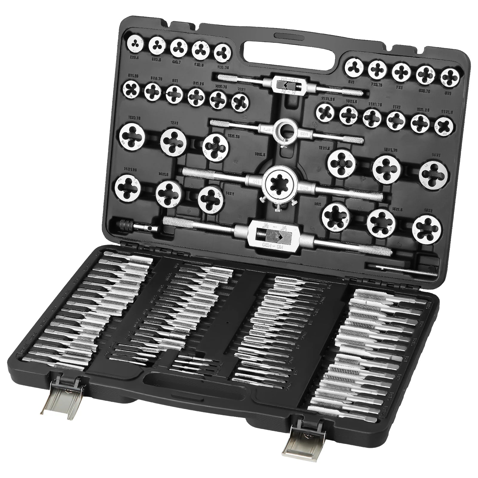 Tap and Die Set Metric & SAE Threading Tool Kit (40–116 Pieces)