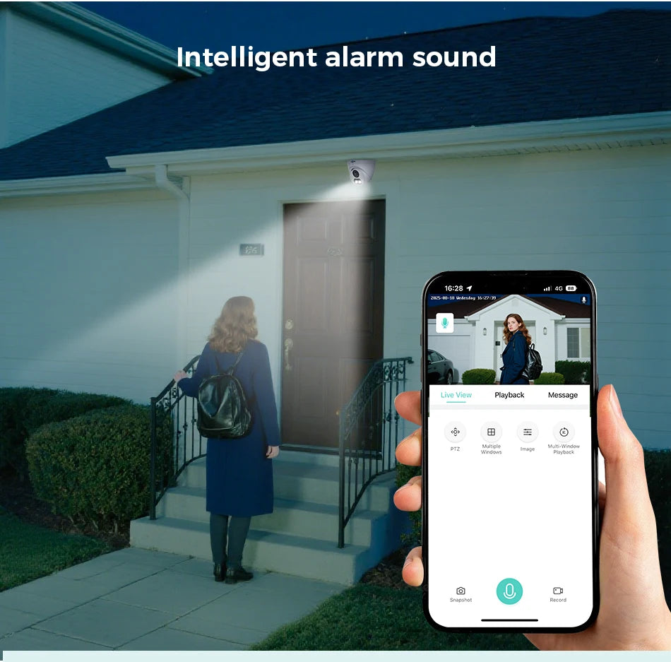 12MP POE IP Security Camera with Night Vision