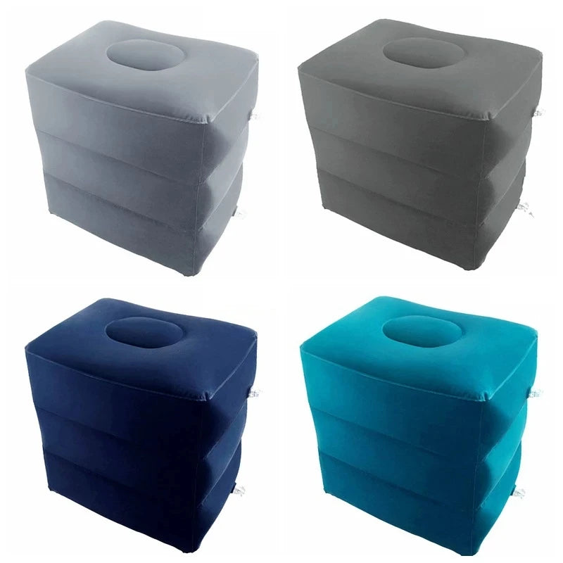 Inflatable Travel Footrest Pillow