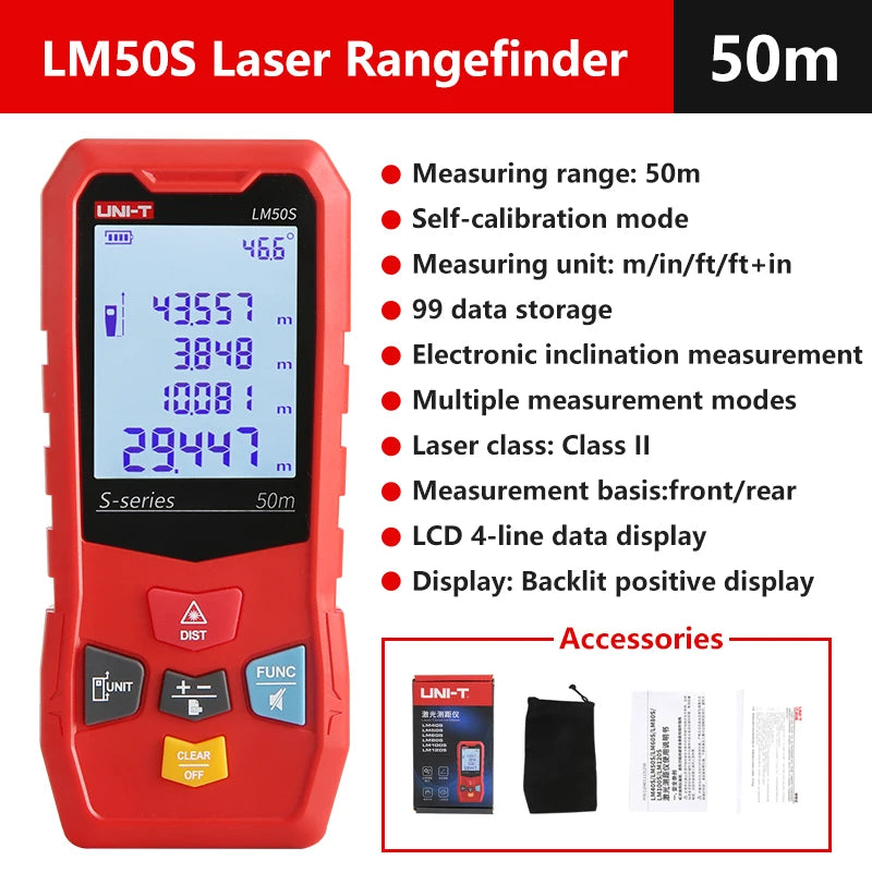 Laserski merilnik razdalje LM-S – različice 40–120 m