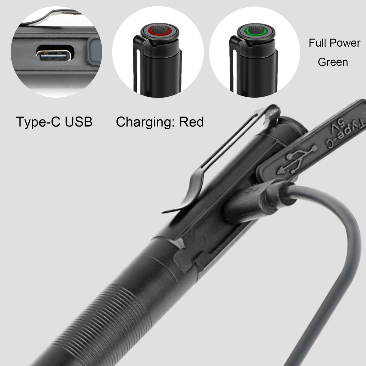 Rechargeable Zoomable LED Penlight