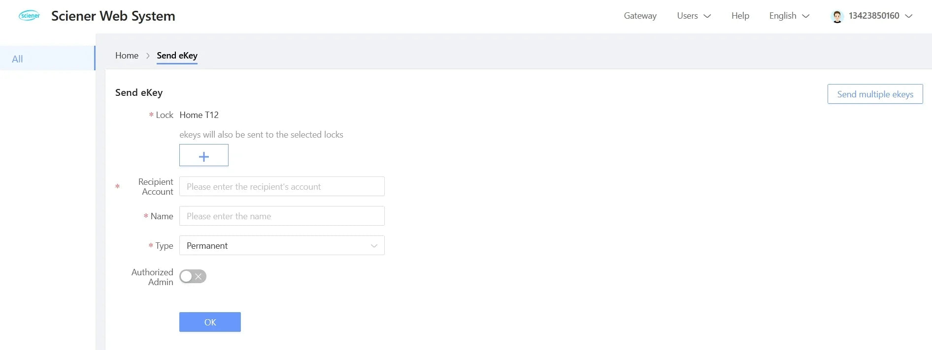 TTlock H3 Fingerprint Door Access Control System