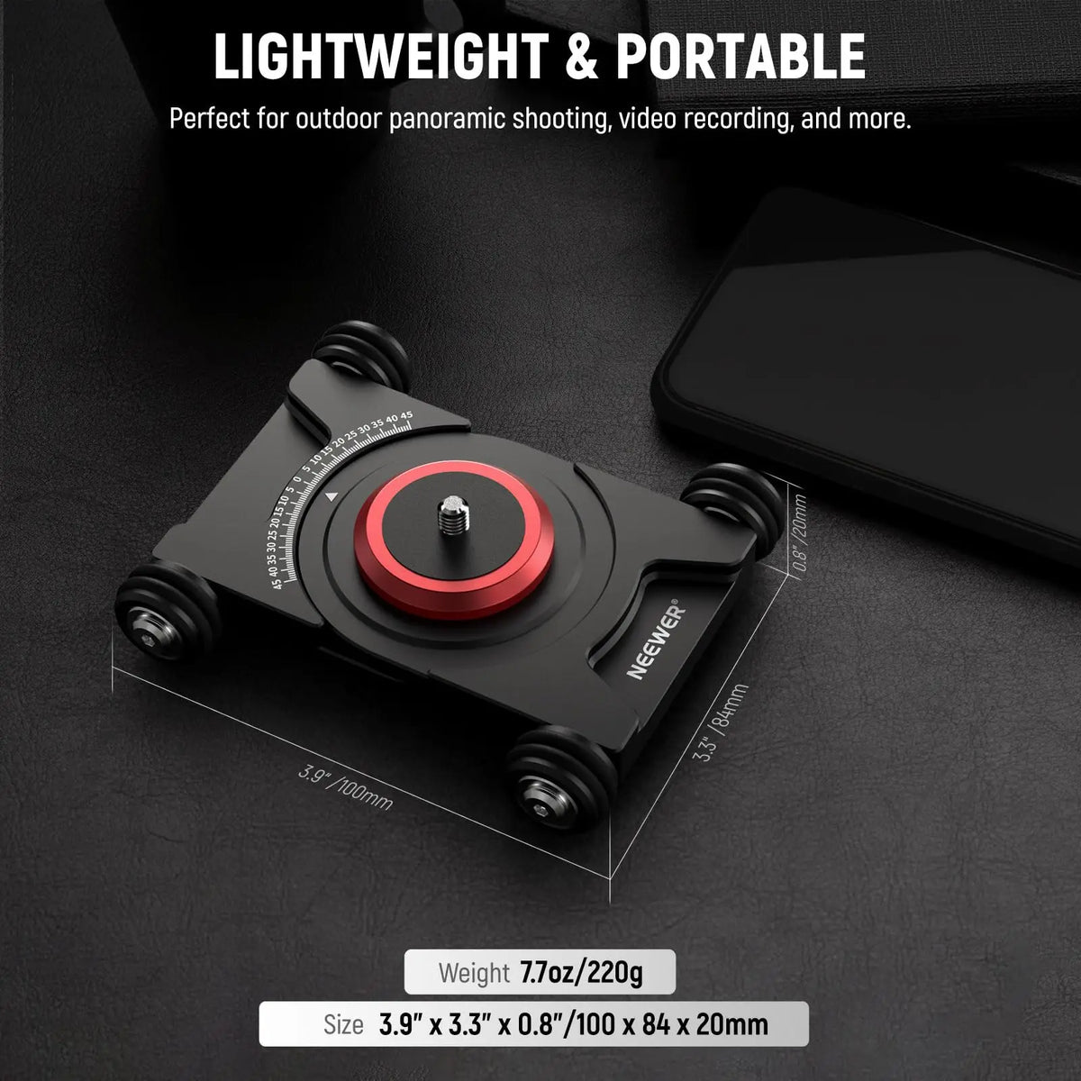  SD001 Slitta porta-camera manuale da tavolo