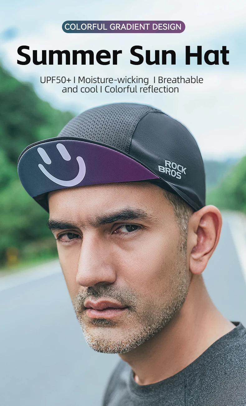 Ultra-Light Mesh Cycling Cap for Breathable Sun Protection