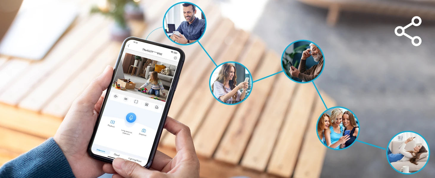 Solárna WiFi bezpečnostná kamera 1080P vonkajšia s nočným videním a upozorneniami