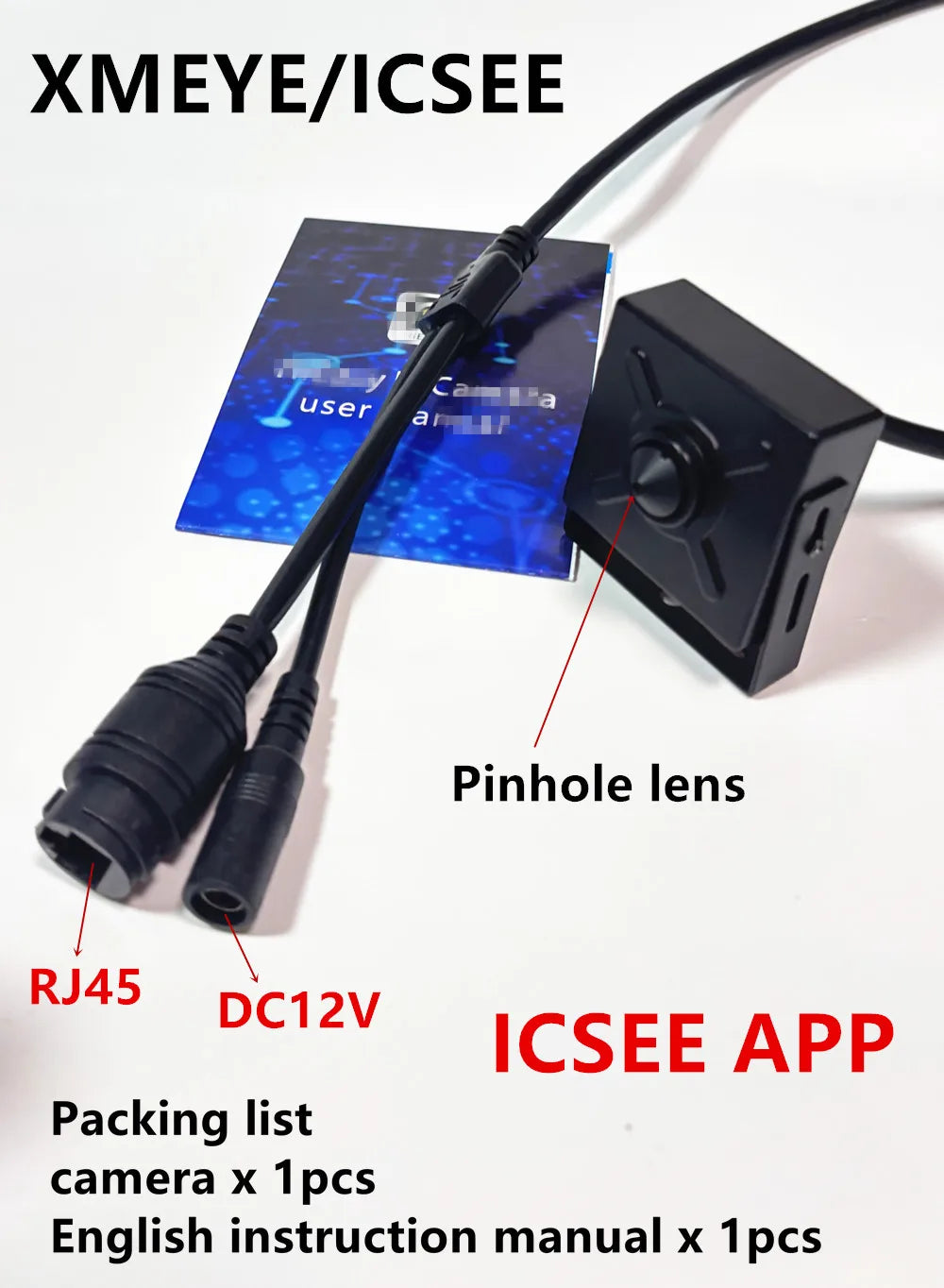 8MP Mini PoE Indoor IP Camera with 3.7mm Lens