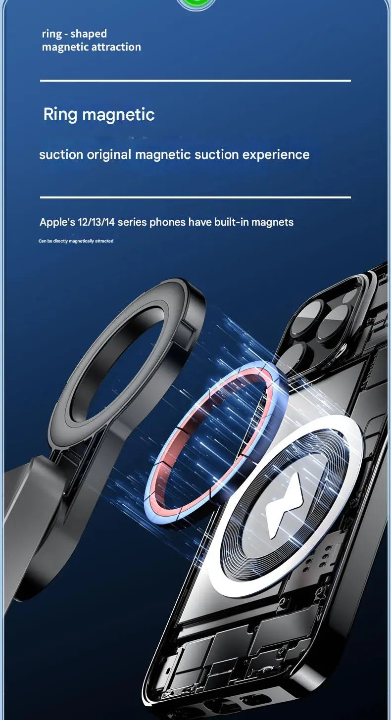 Upgraded Multi-Function Foldable Magnetic Phone Holder Selfie Stick, DSLR-Style Rotation Tripod Portable Remote ControlUpgraded 