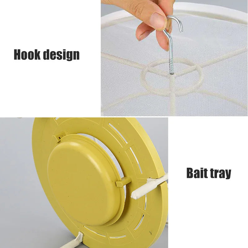 Orchard Fly Trap Portable Folding Insect Trap For Garden Orchard Vegetable Farm Reusable Fly Mesh Practical Gardening Tools