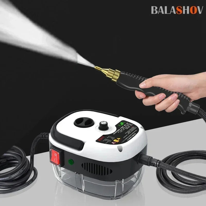 2500W Portable Steam Cleaner High Temperature Sterilization Pressure Jet Washer Machine for Home Car Kitchen Air Conditioner 