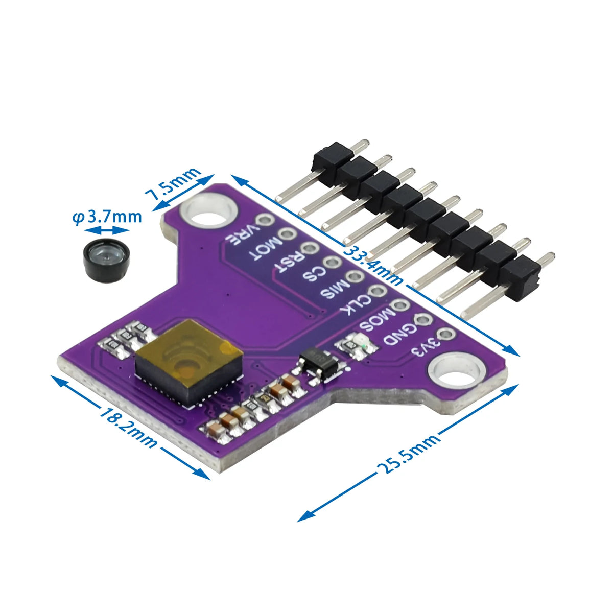 PMW3901 SPI Optical Flow Sensor Module