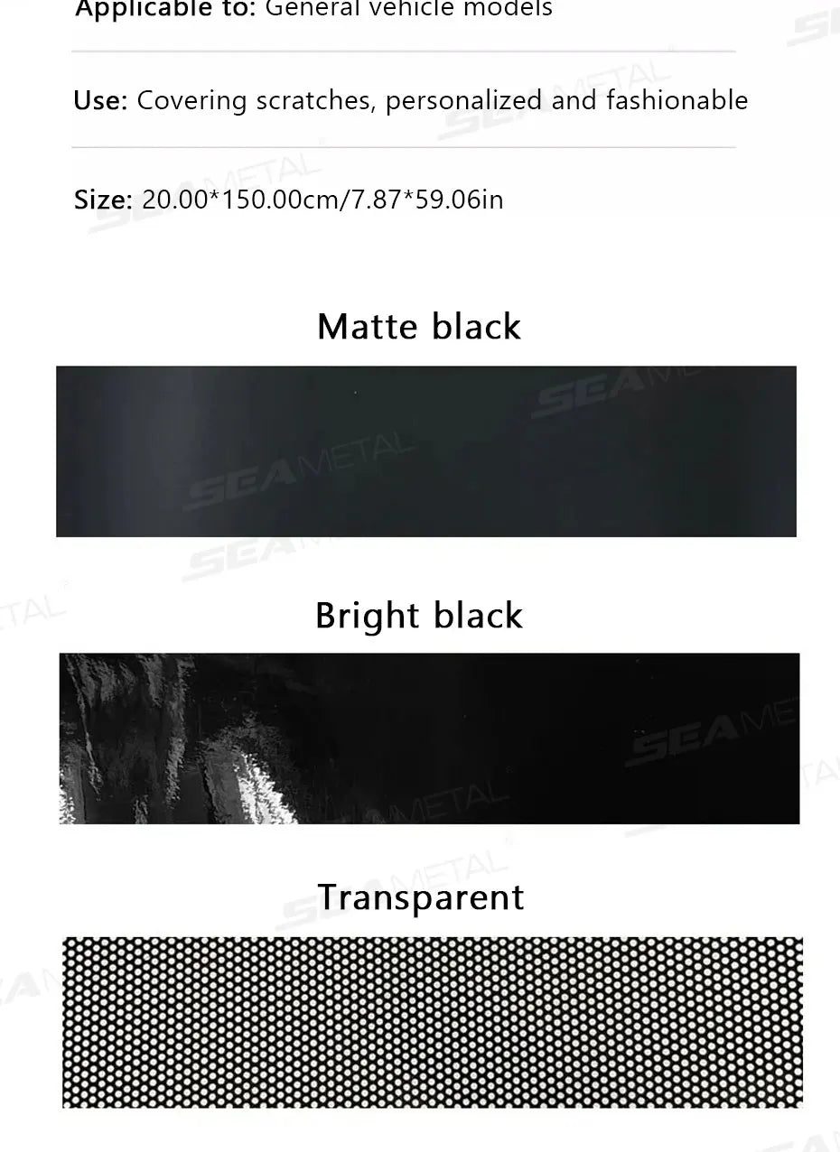 SEAMETAL Windshield Sun Protection Sticker Car Window Sun Visor Windscreen Sun Shade Cover Universal Heat Insulation Vinyl Film