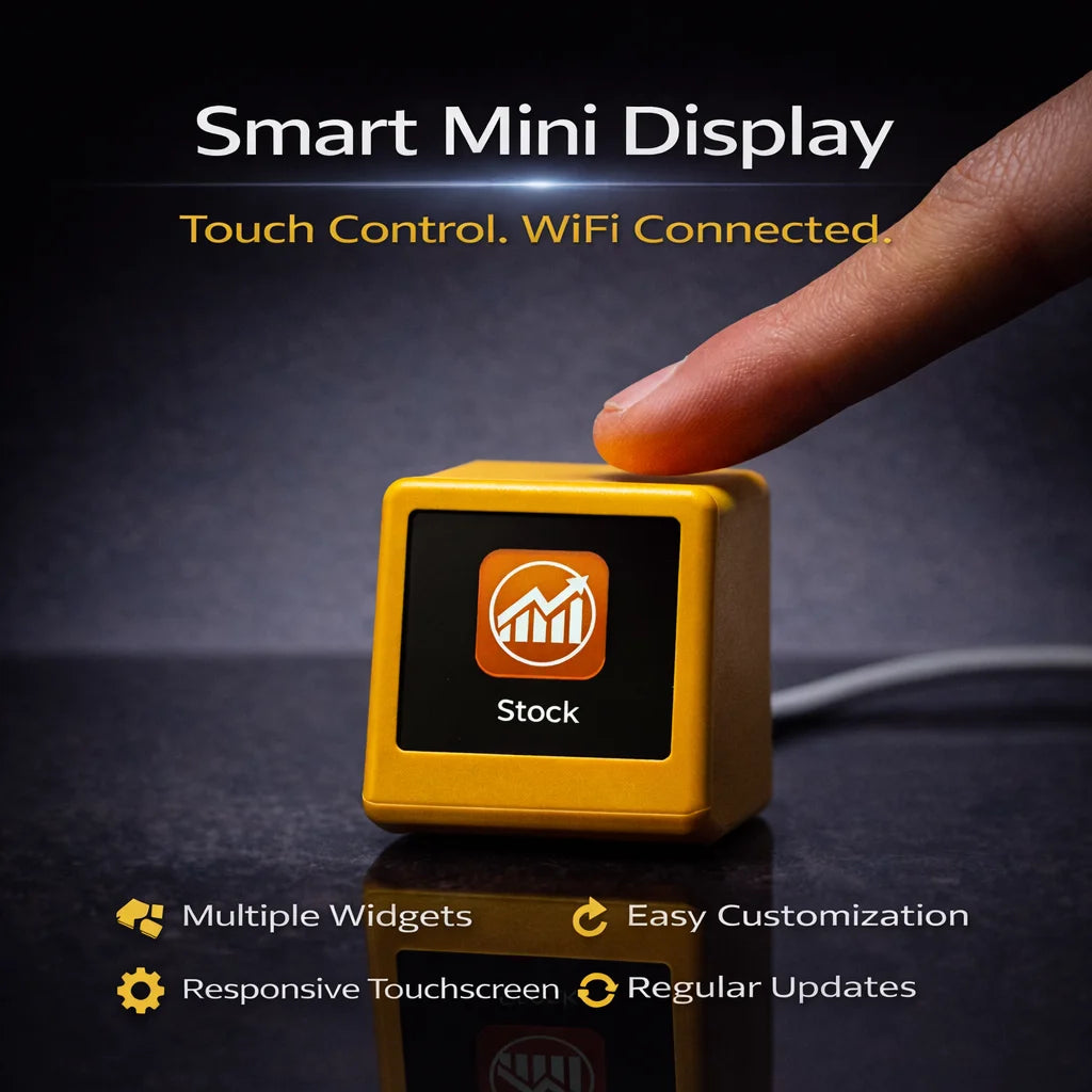 Wi-Fi Desk Clock and Online Data Display