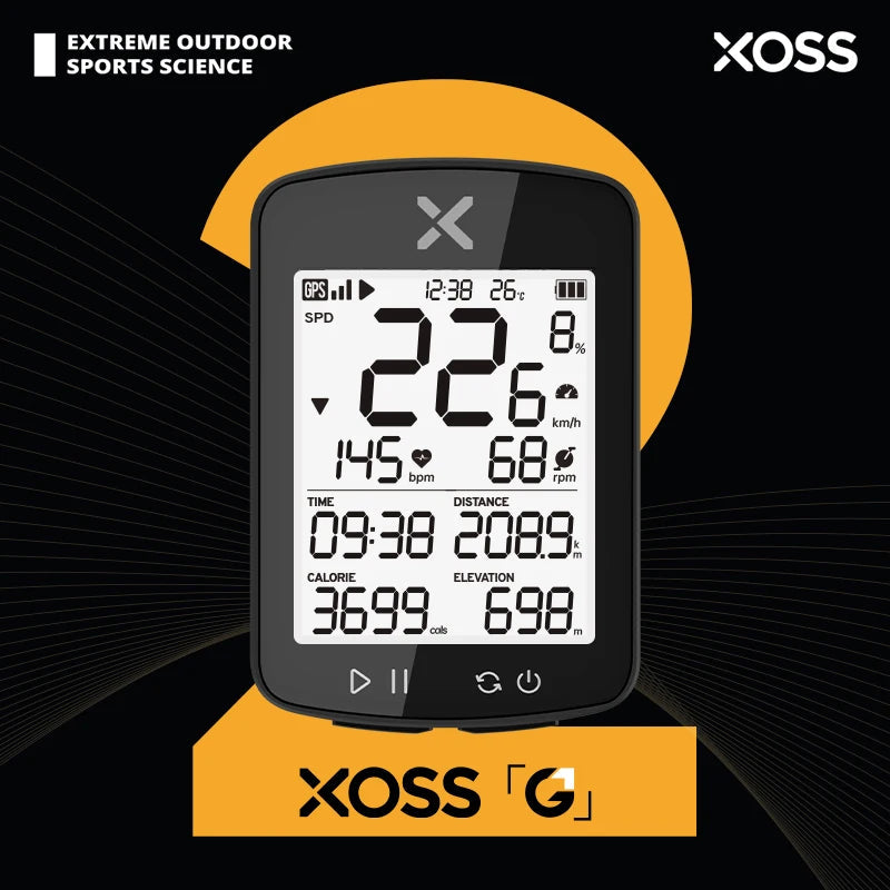 XOSS New G2 GPS G2+ Cycling Computer G Plus Wireless Speedometer Bluetooth Tracker Waterproof Road Bike MTB Bicycle Odometer 