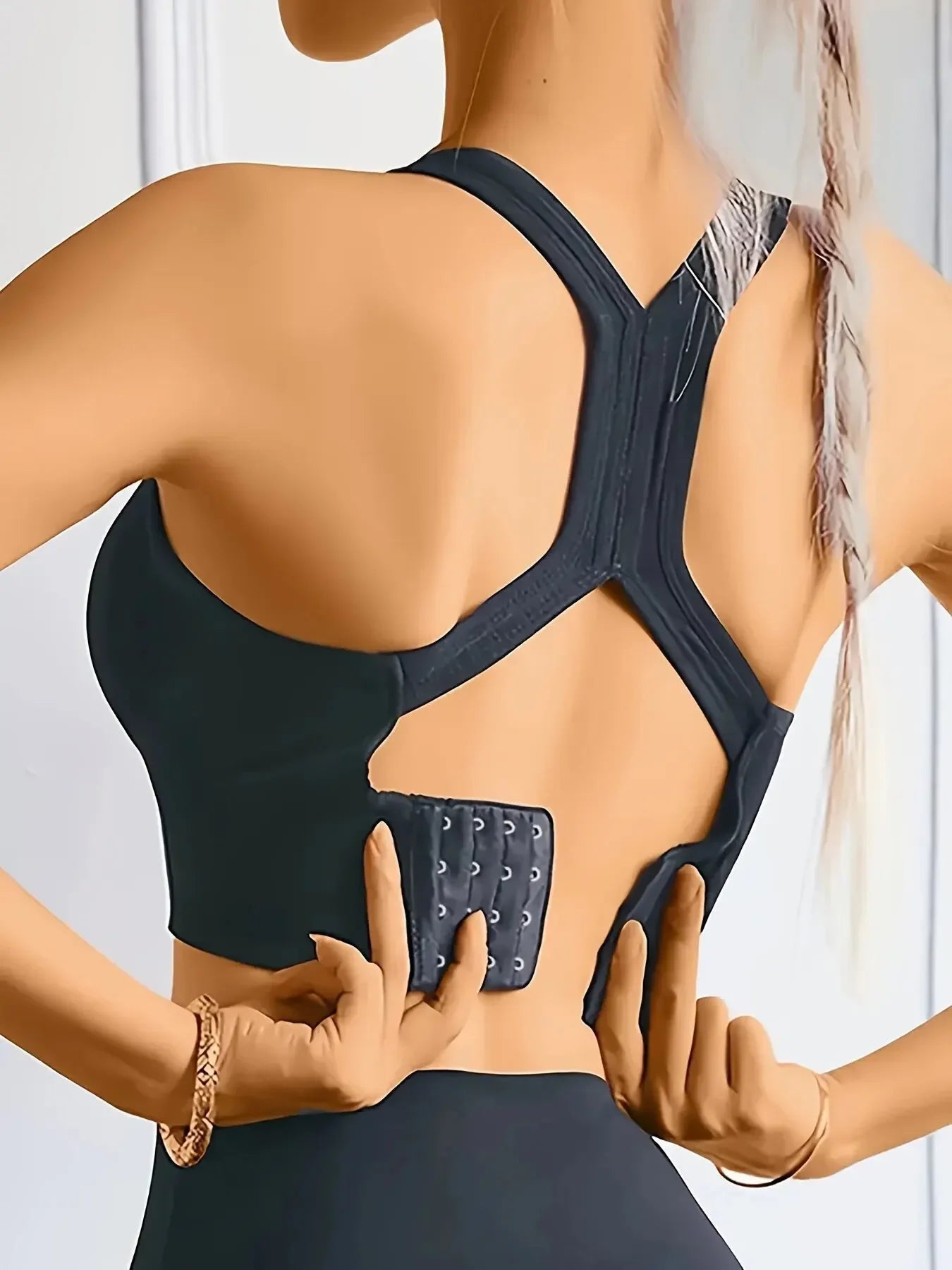 Sports Seamless Comfy & Breathable Push Up Yoga Tank Bra@W4 