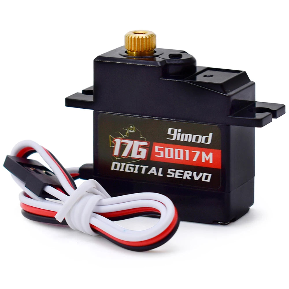 9imod Servo 9g 17g Digital Servo Motor High Speed Steering RC Servo Metal Gear Servo for 1/16 1/18 1/24 RC Car Boat Helicopter