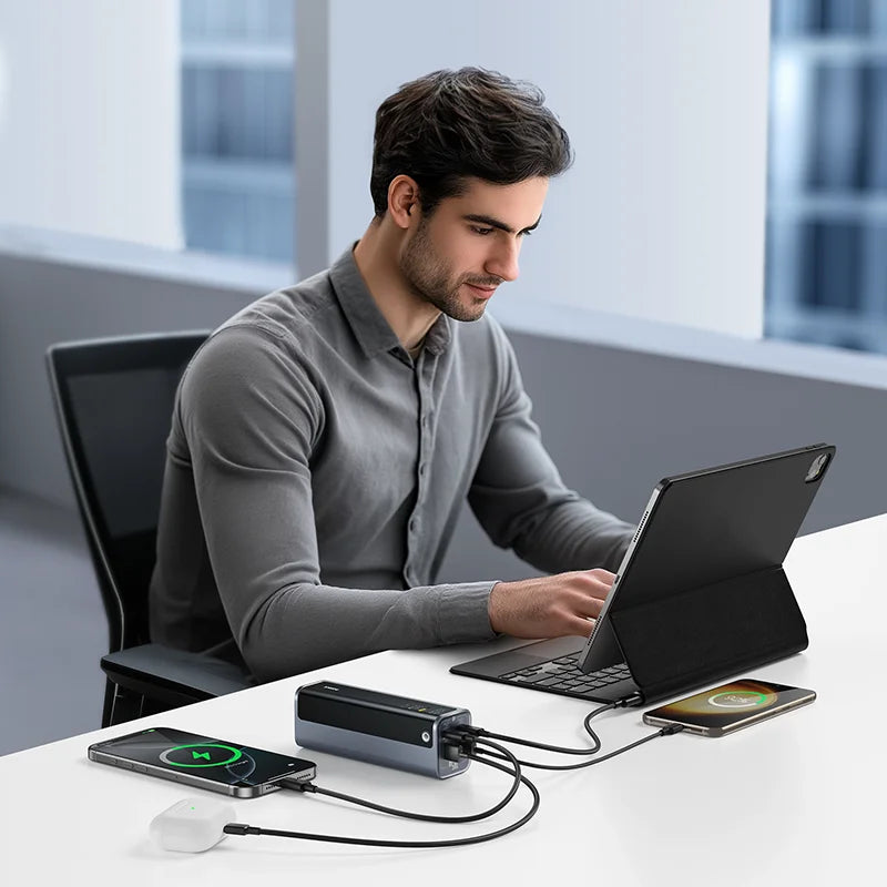 145W Fast Charging Power Bank 20800mAh USB-C Laptop Charger