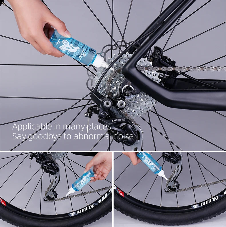 Huile pour chaîne de vélo 60ML pour une conduite fluide VTT et route