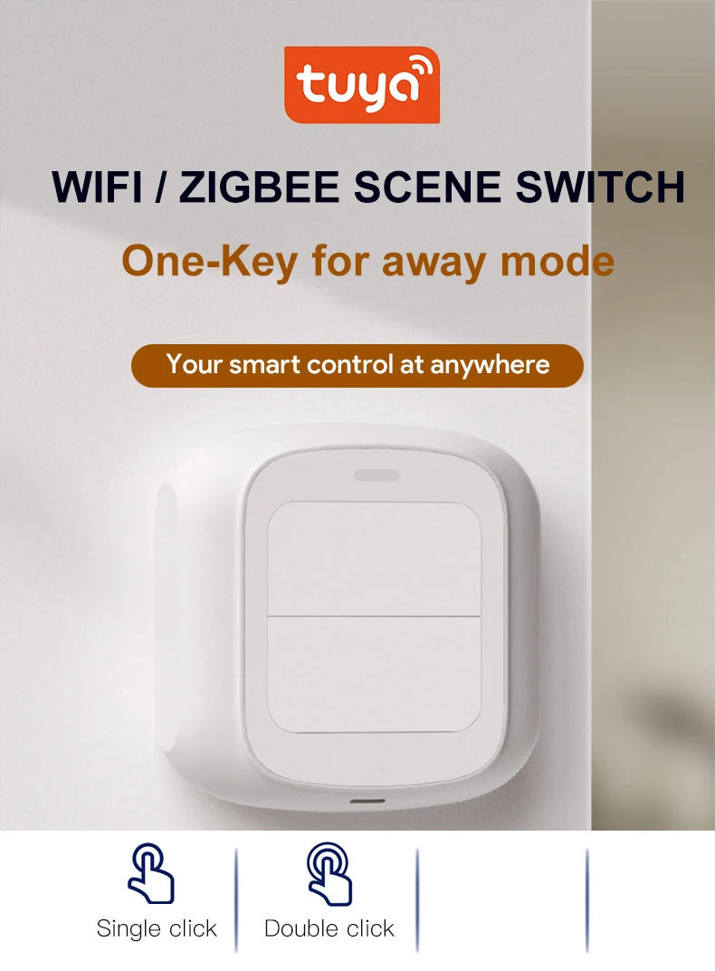 Smart Scene Button - Wi-Fi or Zigbee