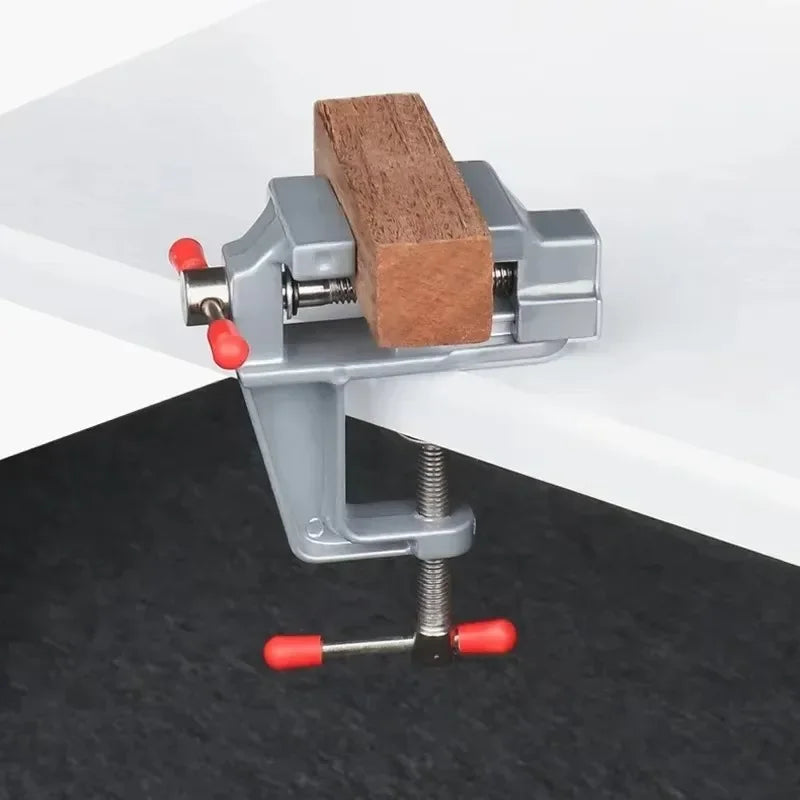 Mini tornillo de banco con abrazadera para manualidades y trabajos de ocio