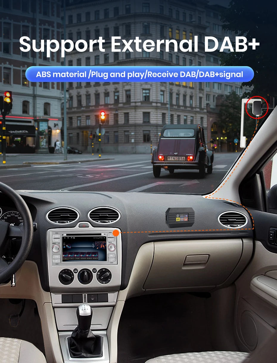 DAB Antenna With USB Adapter for Android Car Radios
