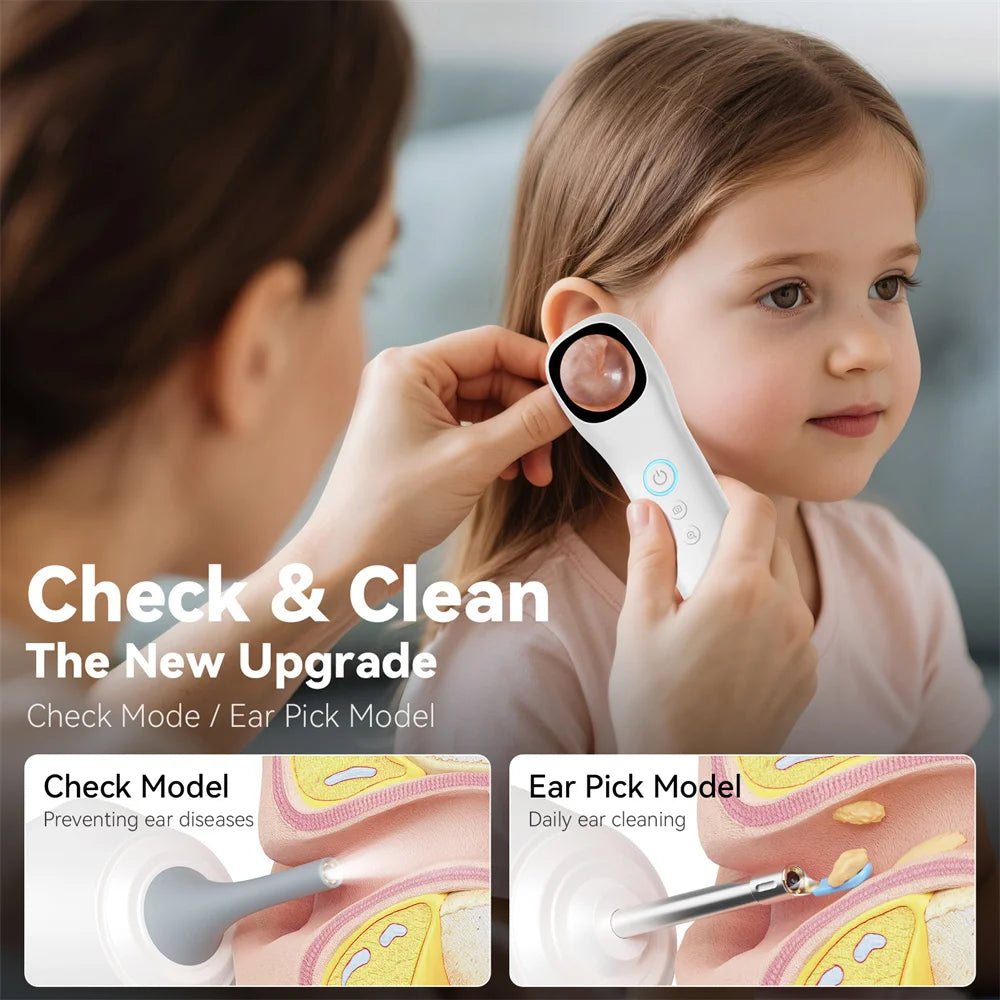 5-in-1 Ear Camera with Screen and Ear Pick Set