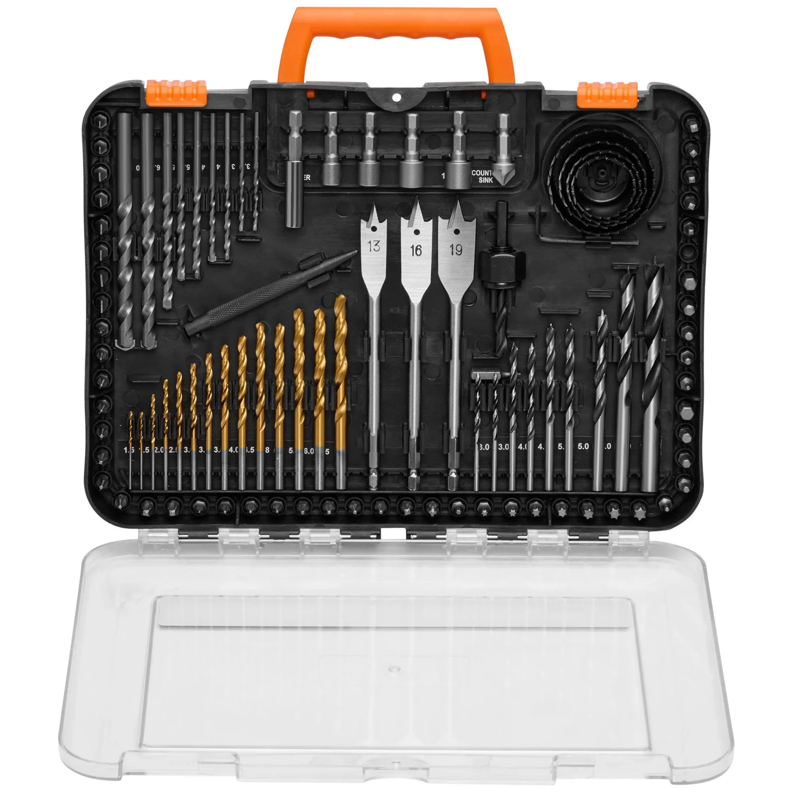 Drill Bit & Screwdriver Set 70–318 Pieces with Case