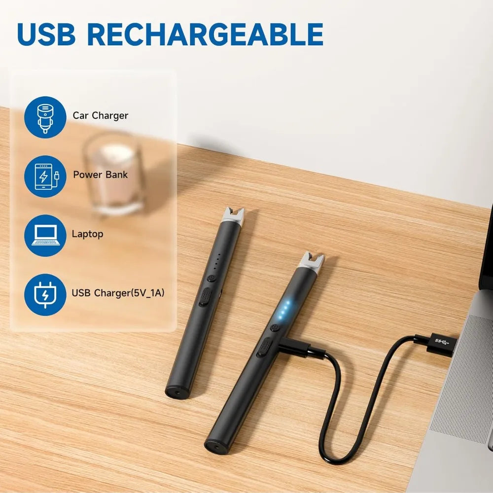 2 Pack USB Rechargeable Plasma Arc Lighter