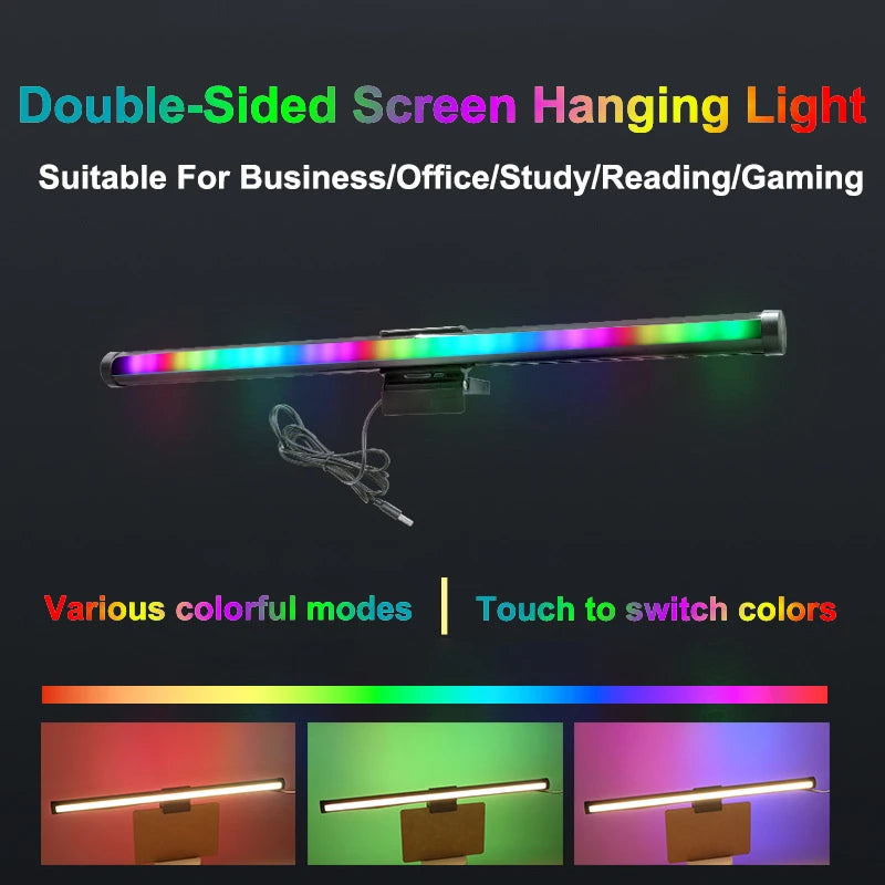 Dimmable Monitor Light Bar - RGB Options